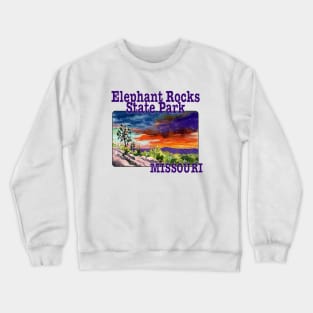 Elephant Rocks State Park, Missouri Crewneck Sweatshirt